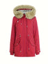 Winterjacke Damen mit Fellkragen & Kapuze